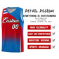 Custom Red Royal Gradient Fashion Sets Sports Uniform Basketball Jersey Limited
