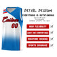 Custom White Royal Gradient Fashion Sets Sports Uniform Basketball Jersey Limited