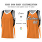 Custom Gold Orange Black and White Color Block Sports Uniform Basketball Jersey Limited