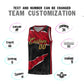 Custom Black Red-Black Tear Graffiti Pattern Sports Uniform Basketball Jersey Limited