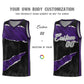 Custom Black Purple-Black Tear Graffiti Pattern Sports Uniform Basketball Jersey Limited
