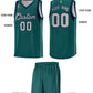Custom Aqua Gray-Royal Sleeve Color Blocking Classic Sets Sports Uniform Basketball Jersey Limited
