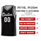Custom Black White-Gray Sleeve Color Blocking Classic Sets Sports Uniform Basketball Jersey Limited