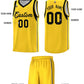 Custom Gold Black Sleeve Color Blocking Classic Sets Sports Uniform Basketball Jersey Limited