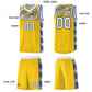 Custom Gold Mosaic Stars Pattern Sports Uniform Basketball Jersey Limited