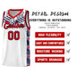 Custom White Mosaic Stars Pattern Sports Uniform Basketball Jersey Limited