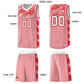 Custom Light Pink Mosaic Stars Pattern Sports Uniform Basketball Jersey Limited