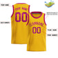 Custom Gold Sequined Tops Athletic Basketball Jersey Limited