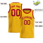 Custom Gold Sequined Tops Athletic Basketball Jersey Limited