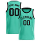 Custom Bright Green Sequined Tops Athletic Basketball Jersey