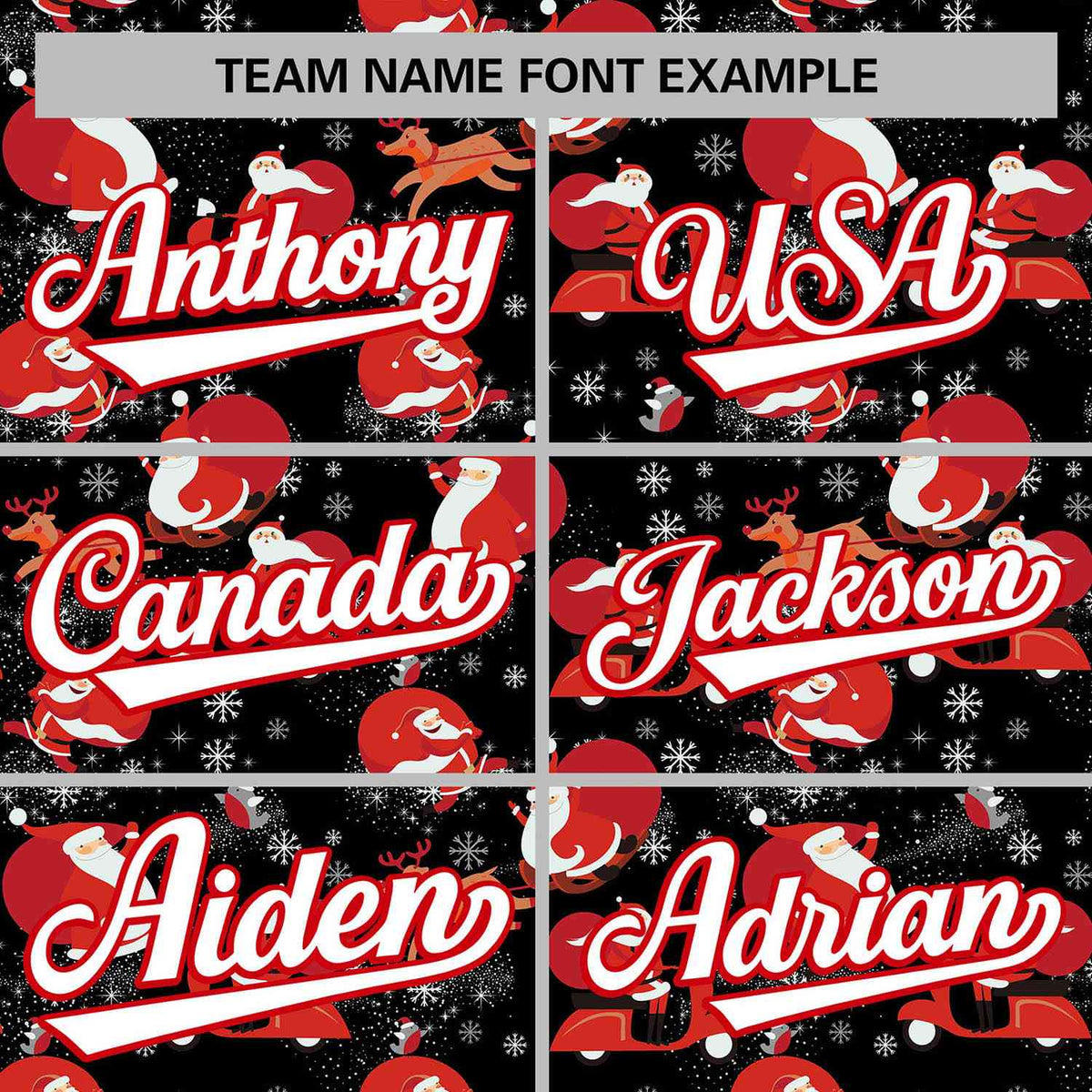 Custom Black White-Red Christmas Graffiti Pattern Authentic Baseball Jersey Limited