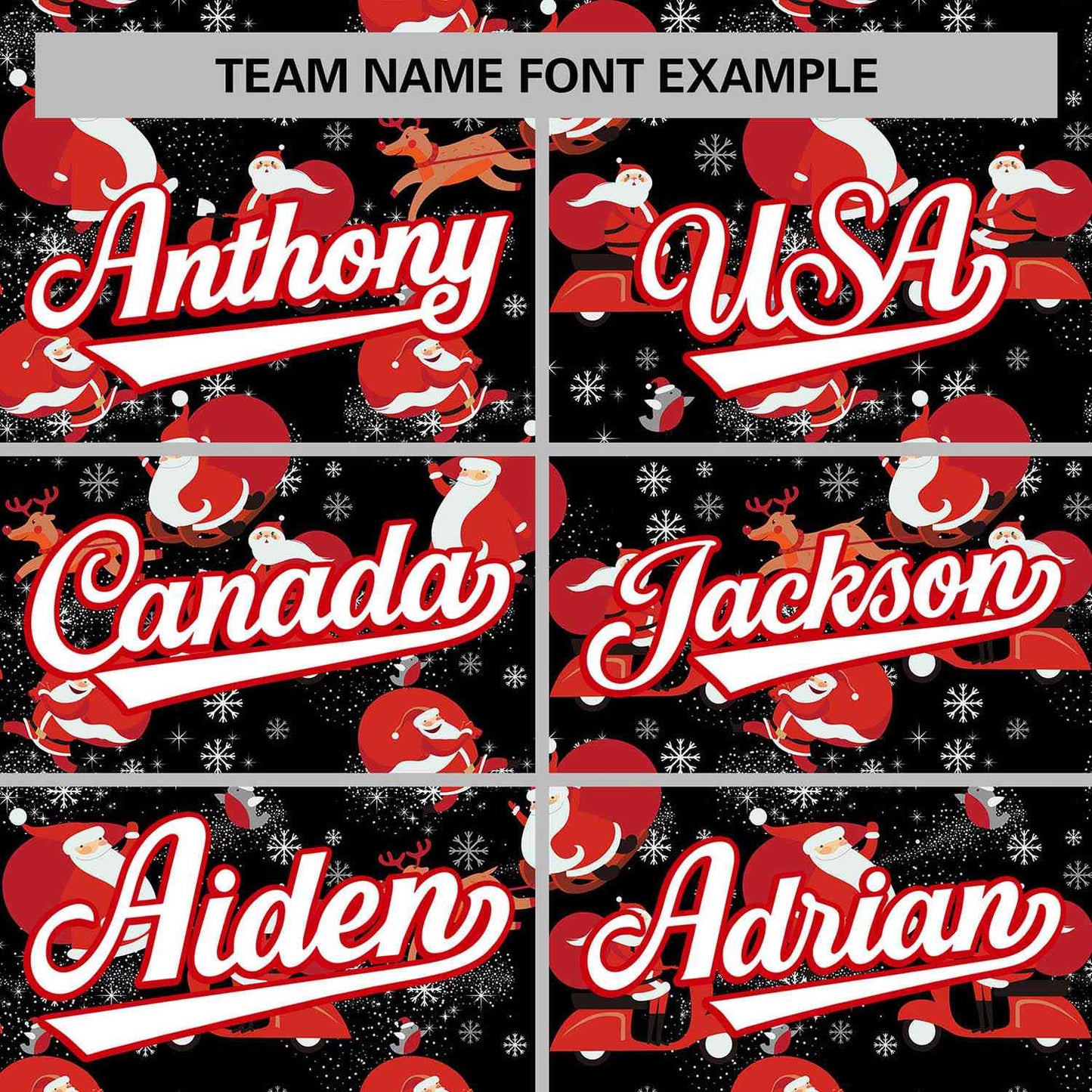 Custom Black White-Red Christmas Graffiti Pattern Authentic Baseball Jersey Limited