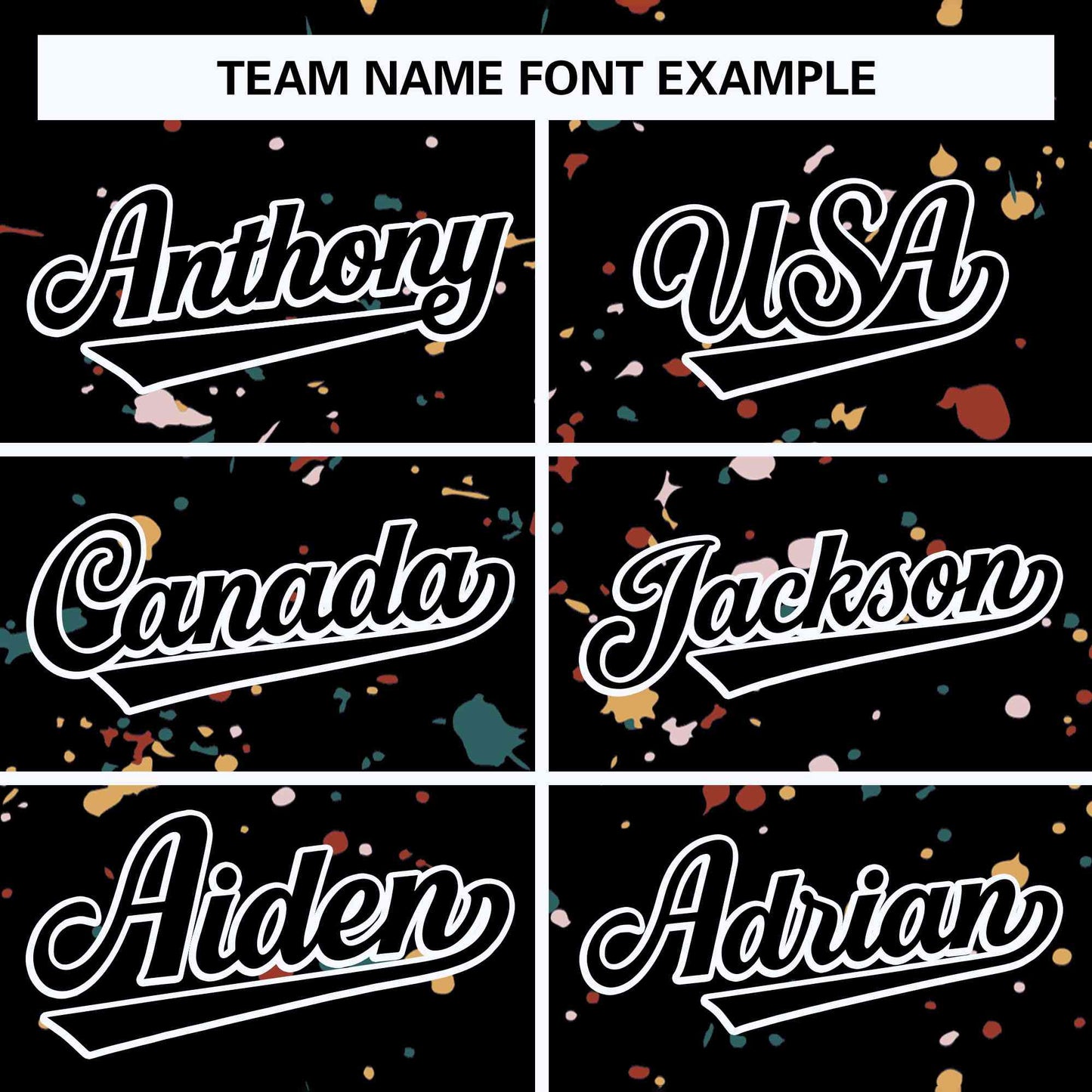 Custom Black White Splash Graffiti Pattern Authentic Baseball Jersey Limited