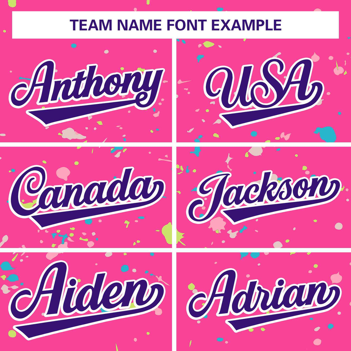 Custom Pink Purple-White Splash Graffiti Pattern Authentic Baseball Jersey Limited