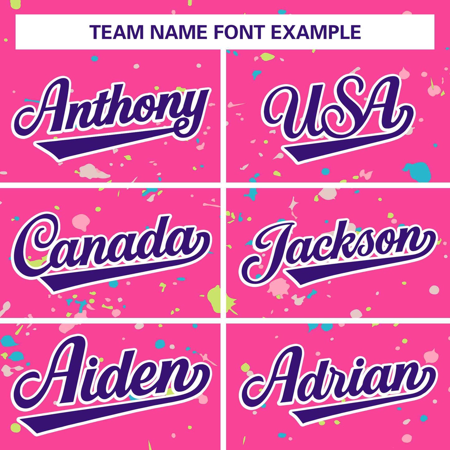 Custom Pink Purple-White Splash Graffiti Pattern Authentic Baseball Jersey Limited