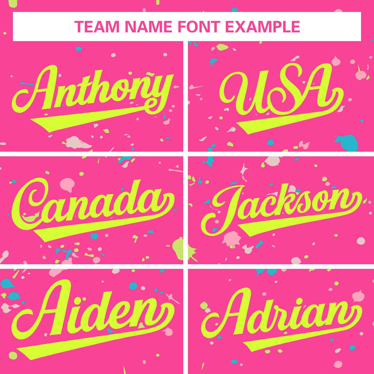 Custom Pink Neon Green Splash Graffiti Pattern Authentic Baseball Jersey Limited