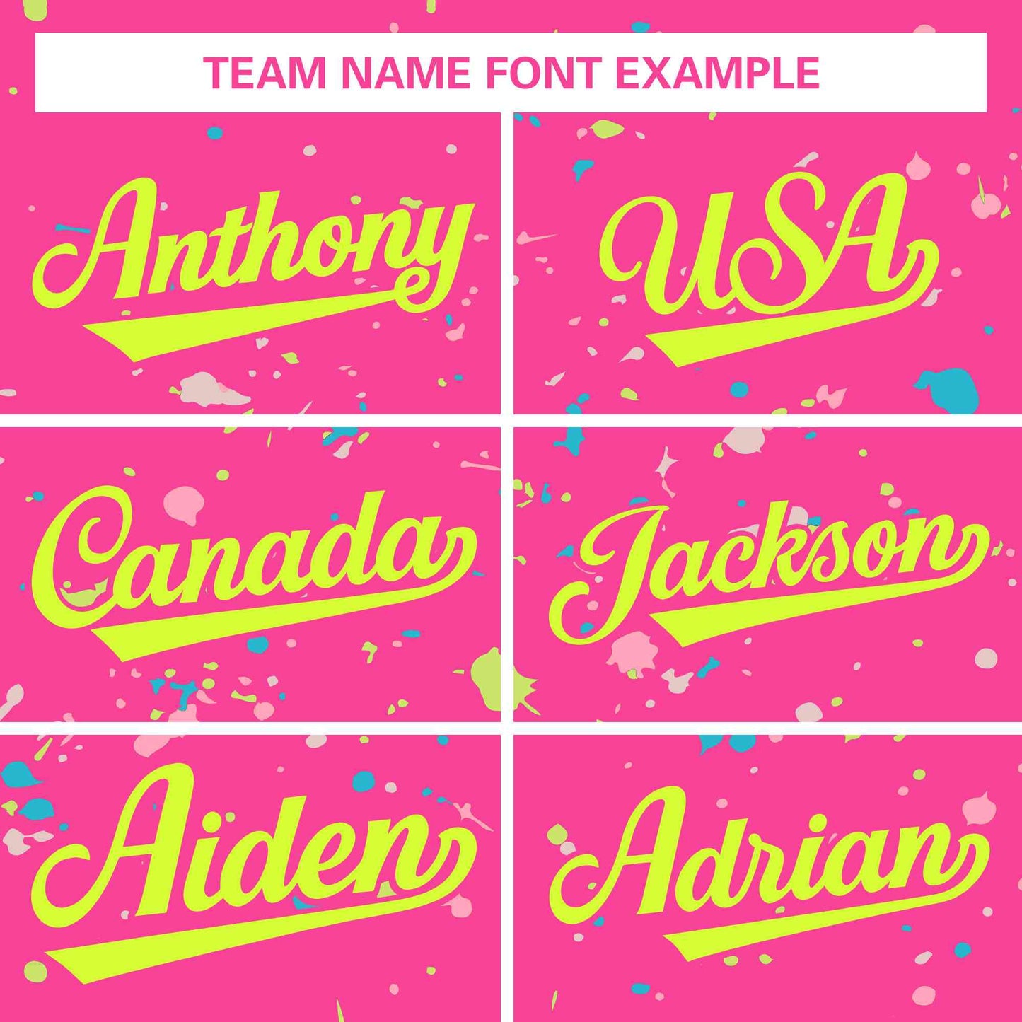 Custom Pink Neon Green Splash Graffiti Pattern Authentic Baseball Jersey Limited