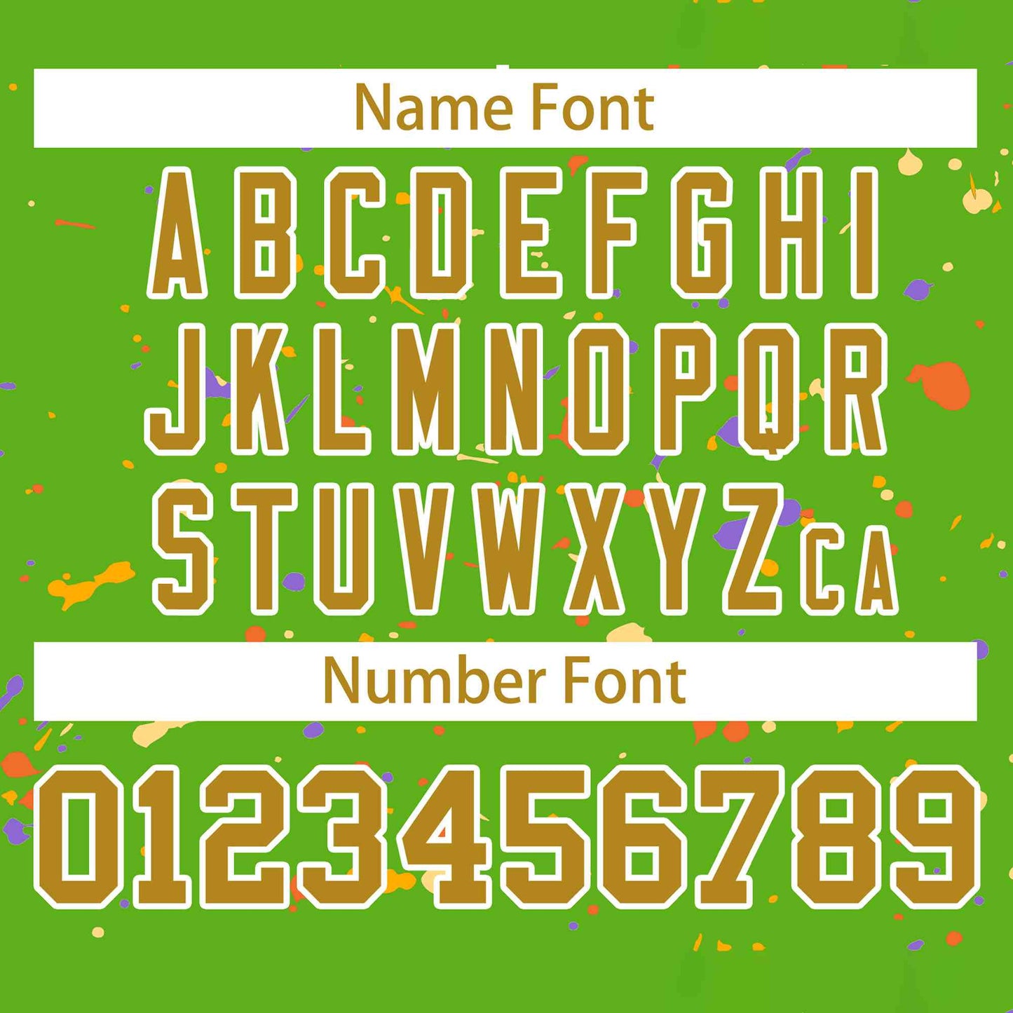 Custom Green Old Gold-White Splash Graffiti Pattern Authentic Baseball Jersey Limited