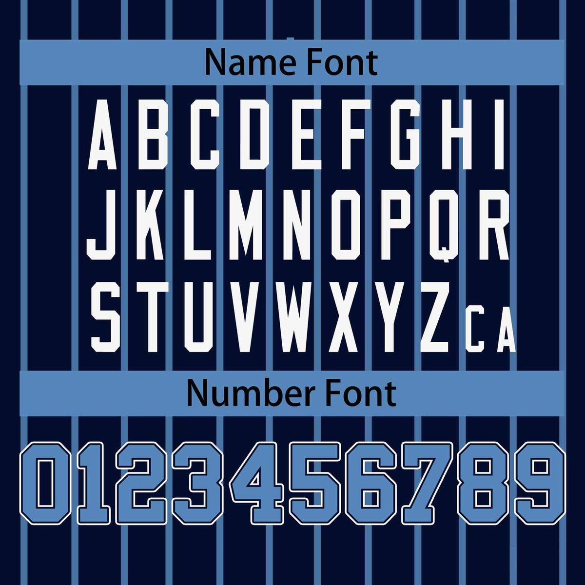 Custom Navy Light Blue Stripe Fashion Design Full Button Authentic Baseball Jersey Limited