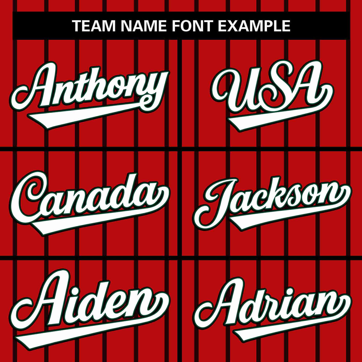 Custom Red Black Stripe Fashion Design Full Button Authentic Baseball Jersey Limited