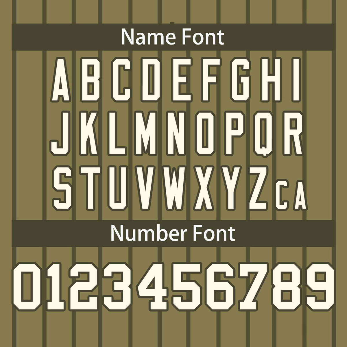 Custom Desert Yellow Olive Stripe Fashion Design Full Button Authentic Baseball Jersey Limited