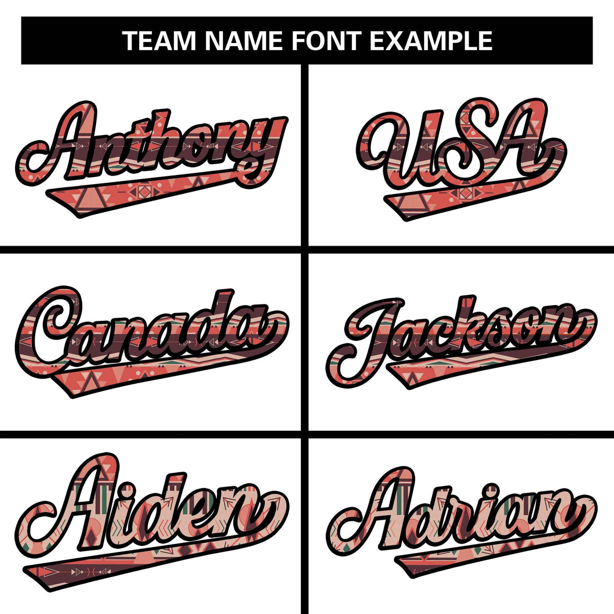 Custom Personalized Baseball Jersey Stitched Ethnic Pattern Name Number Sports Unifrom Limited