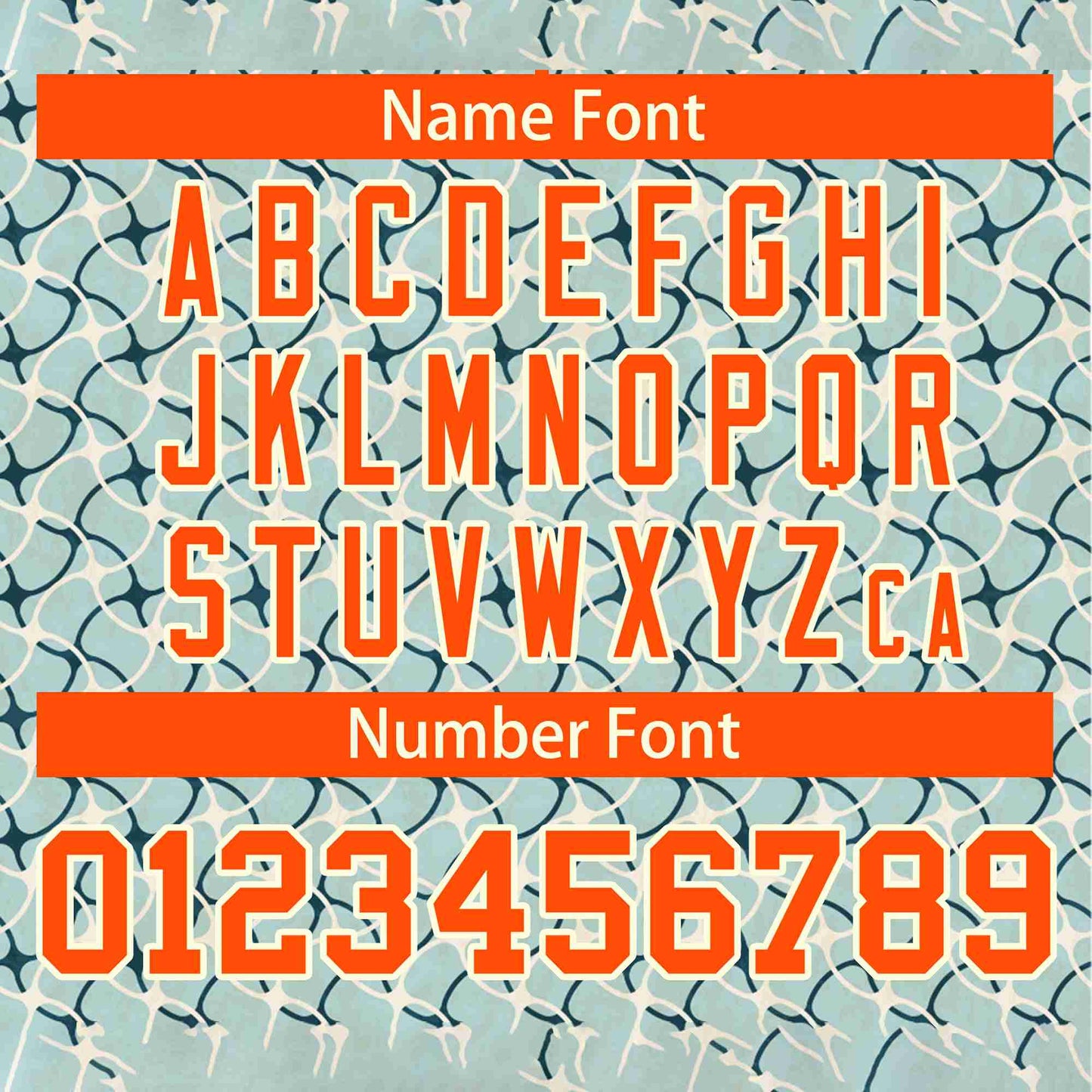 Custom Aqua Orange Texture Graffiti Pattern Personalized Authentic Baseball Jersey Limited