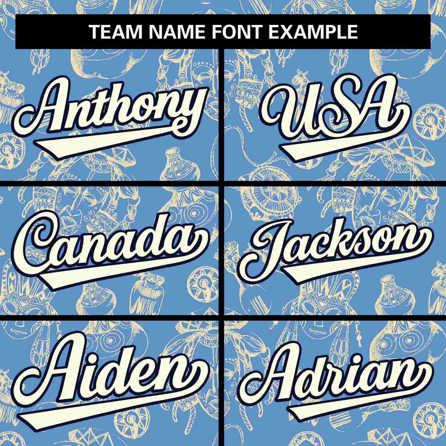 Custom Light Blue 3D Graffiti Pattern Personalized Design Authentic Baseball Jersey Limited