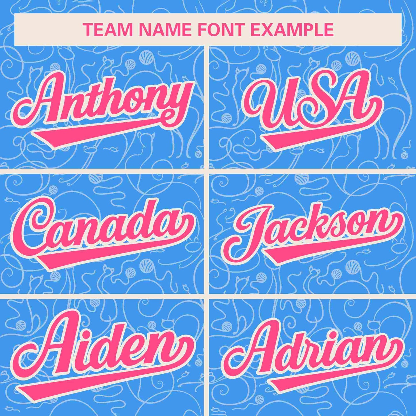 Custom Powder Blue Cream Line Art Graffiti Pattern Design Authentic Baseball Jersey Limited