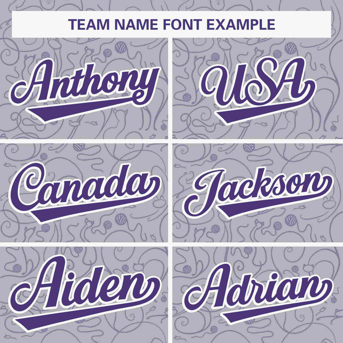 Custom Gray Purple Line Art Graffiti Pattern Design Authentic Baseball Jersey Limited