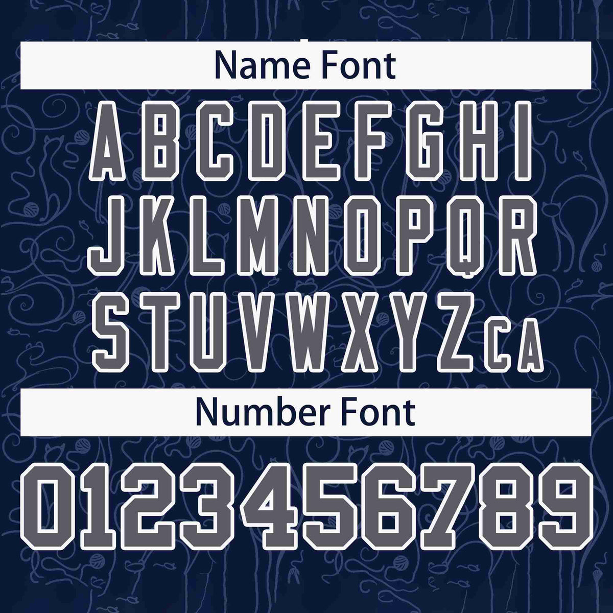 Custom Navy Gray Line Art Graffiti Pattern Design Authentic Baseball Jersey Limited