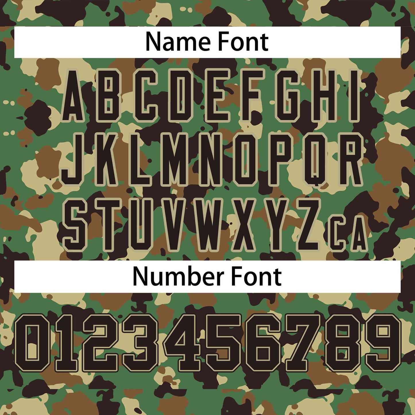 Custom Khaki Green-Brown Camo Fashion Authentic Sleeveless Baseball Jersey Limited