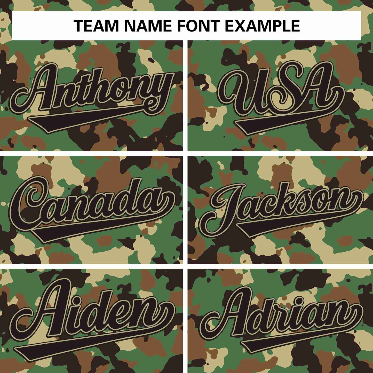 Custom Khaki Green-Brown Camo Fashion Authentic Sleeveless Baseball Jersey Limited