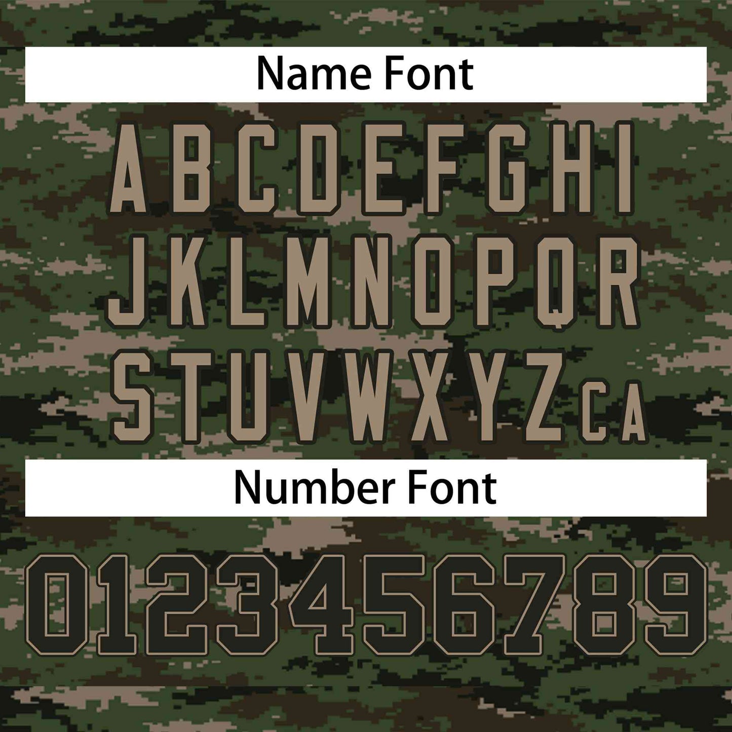 Custom Green Brown-Khaki Camo Fashion Authentic Sleeveless Baseball Jersey Limited