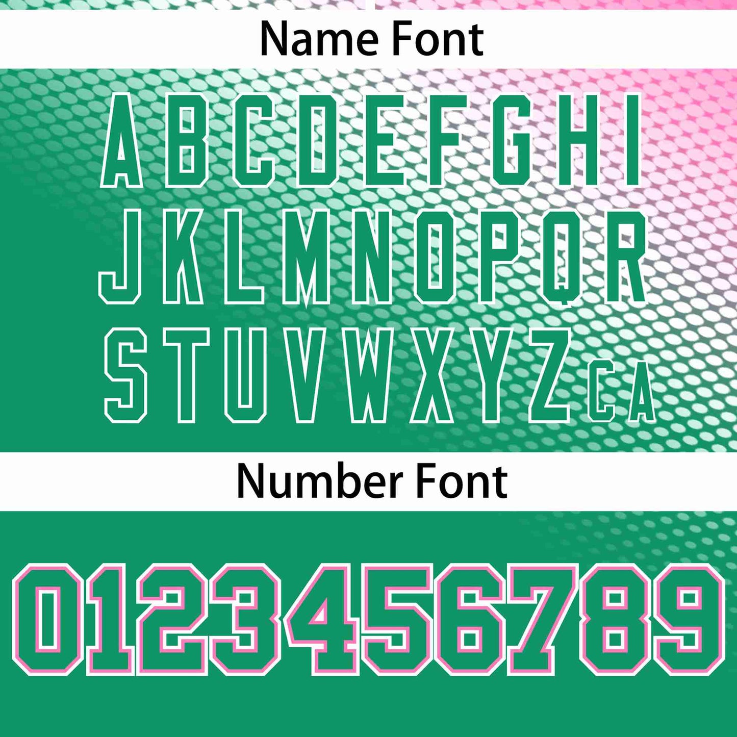 Custom Pink Kelly Green Tiny Spot Gradient Fashion Authentic Baseball Jersey Limited