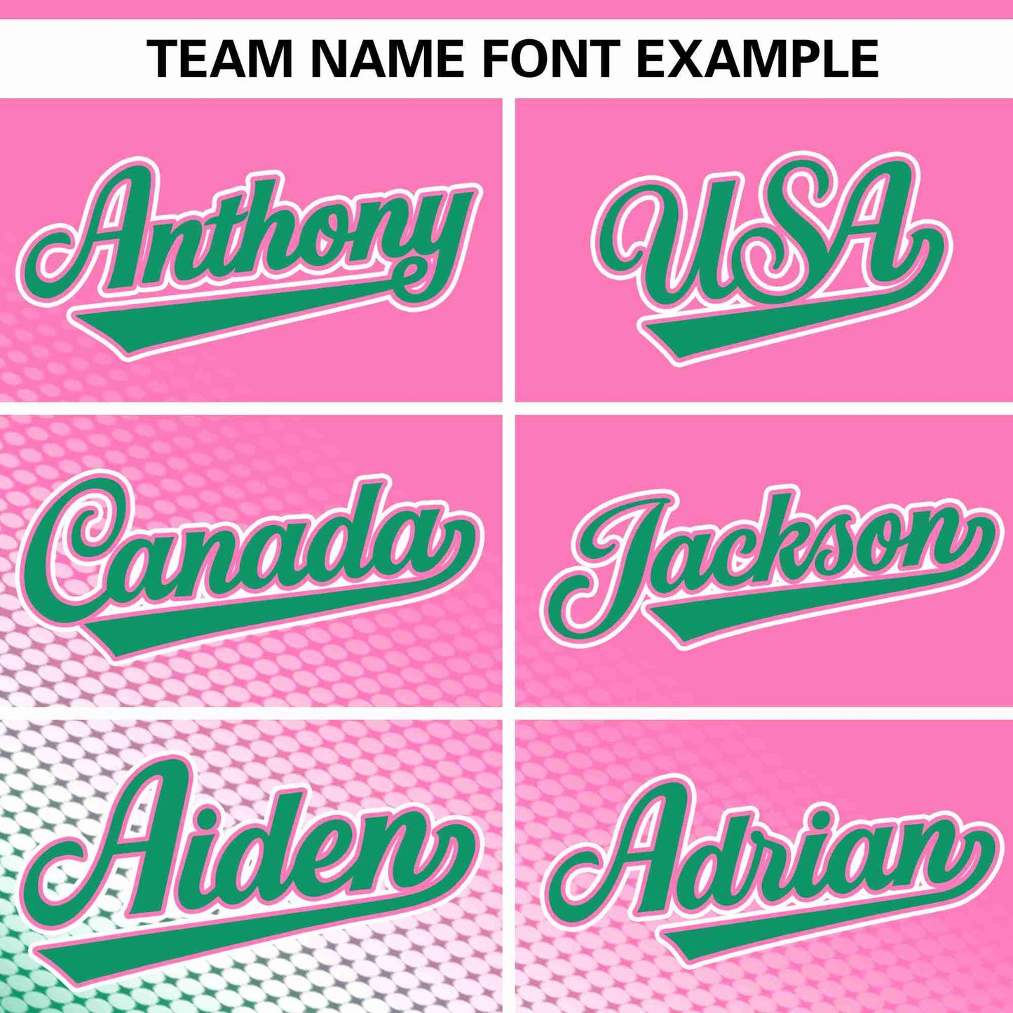 Custom Pink Kelly Green Tiny Spot Gradient Fashion Authentic Baseball Jersey Limited