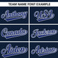 Custom Navy Classic Style Authentic Stand Collar Baseball Jersey Limited