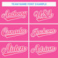 Custom Pink White Classic Style Personalized Full Button Authentic Baseball Jersey Limited