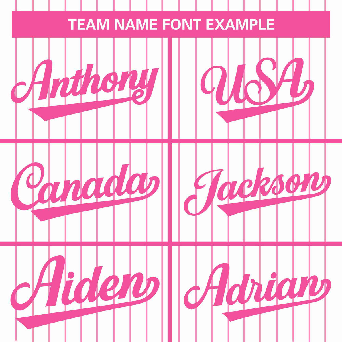 Custom White Pink Stripe Fashion Design Full Button Authentic Baseball Jersey Limited