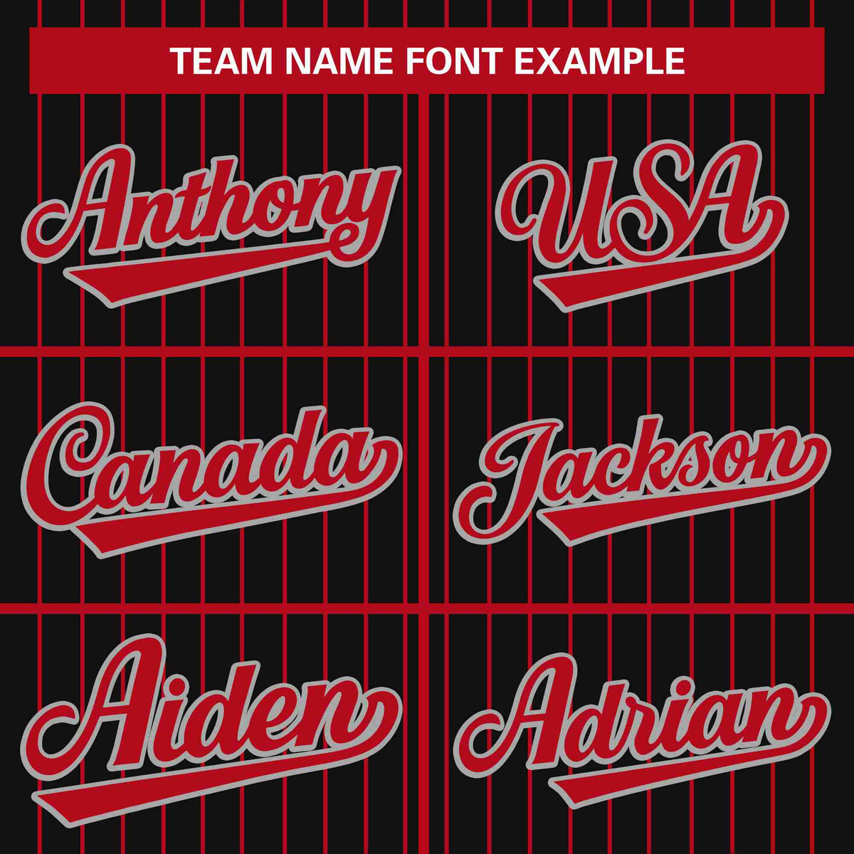 Custom Black Red Stripe Fashion Design Full Button Authentic Baseball Jersey Limited