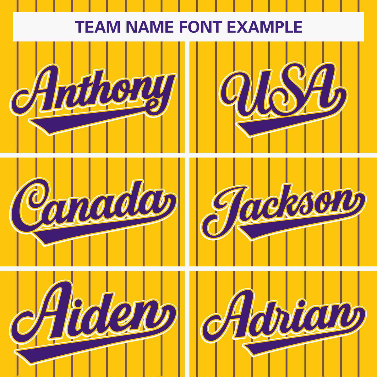 Custom Gold Purple Stripe Fashion Design Full Button Authentic Baseball Jersey Limited