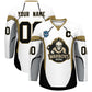 VVHL S8 Custom Warboys White Hockey Jersey