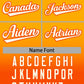 Custom Yellow Orange-White Gradient Stripe Fashion Authentic Baseball Jersey Limited