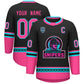 VVHL S8 South beach Snipers Black White Hockey Jersey