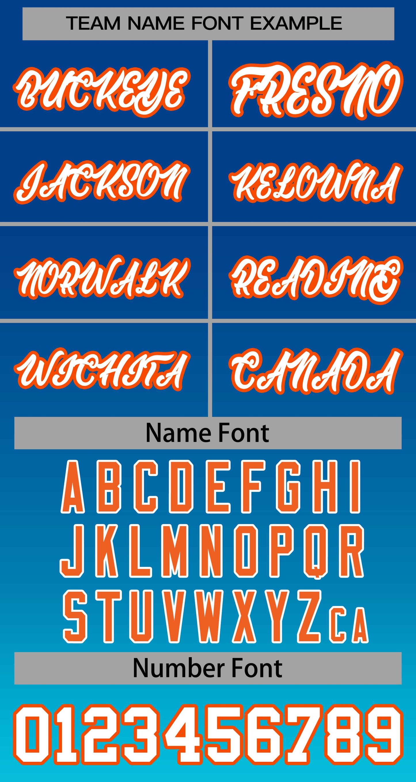 Custom Royal Sky Blue-Orange Gradient Stripe Fashion Authentic Baseball Jersey Limited