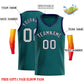 Custom Aqua Dark Gray-Purple Classic Tops Men Casual Basketball Jersey Limited
