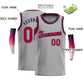 Custom Gray Orange-Royal Classic Tops Athletic Basketball Jersey Limited
