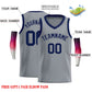 Custom Dark Gray Navy-Classic Tops Men Casual Basketball Jersey Limited