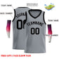 Custom Dark Gray Black-Classic Tops Men Casual Basketball Jersey Limited