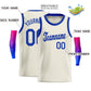 Custom Cream Royal Classic Tops Fashion Sportwear Basketball Jersey Limited